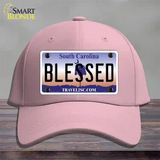 Blessed South Carolina Novelty License Plate Hat Cotton / Pink