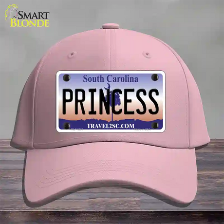 Princess South Carolina Novelty License Plate Hat Cotton / Pink