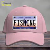 Fishing South Carolina Novelty License Plate Hat Cotton / Pink