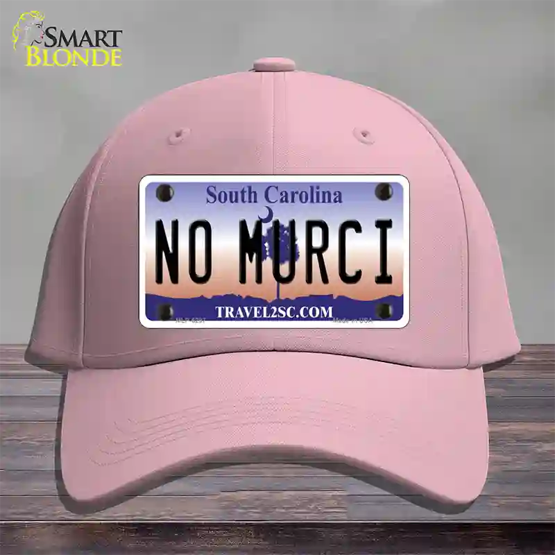 No Murci South Carolina Novelty License Plate Hat Cotton / Pink