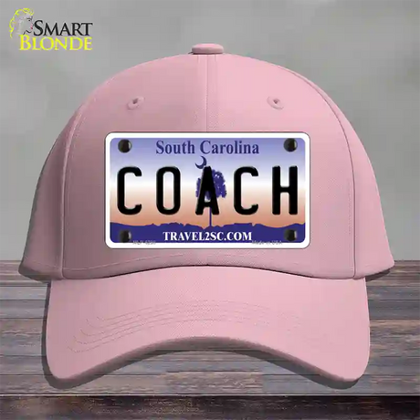 Coach South Carolina Novelty License Plate Hat Cotton / Pink