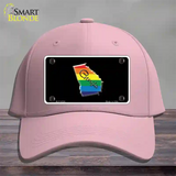 Georgia Rainbow Novelty License Plate Hat Cotton / Pink