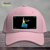 Idaho Rainbow Novelty License Plate Hat Cotton / Pink