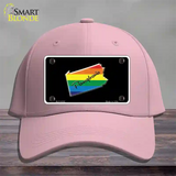 Pennsylvania Rainbow Novelty License Plate Hat Cotton / Pink