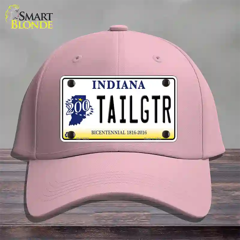 Tailgtr Indiana Bicentennial Novelty License Plate Hat Cotton / Pink