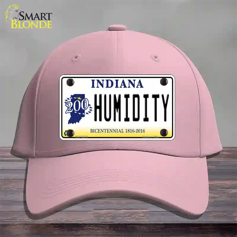 Humidity Indiana Novelty License Plate Hat Cotton / Pink