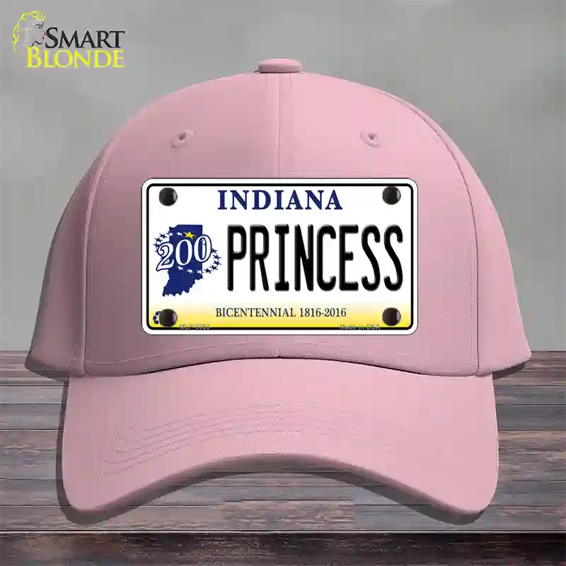 Princess Indiana Novelty License Plate Hat Cotton / Pink