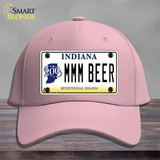 MMM Beer Indiana Novelty License Plate Hat Cotton / Pink