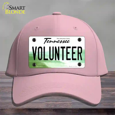 Volunteer Tennessee Novelty License Plate Hat Cotton / Pink