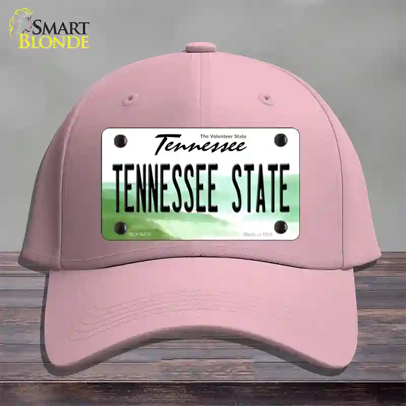 Tennessee State Novelty License Plate Hat Cotton / Pink