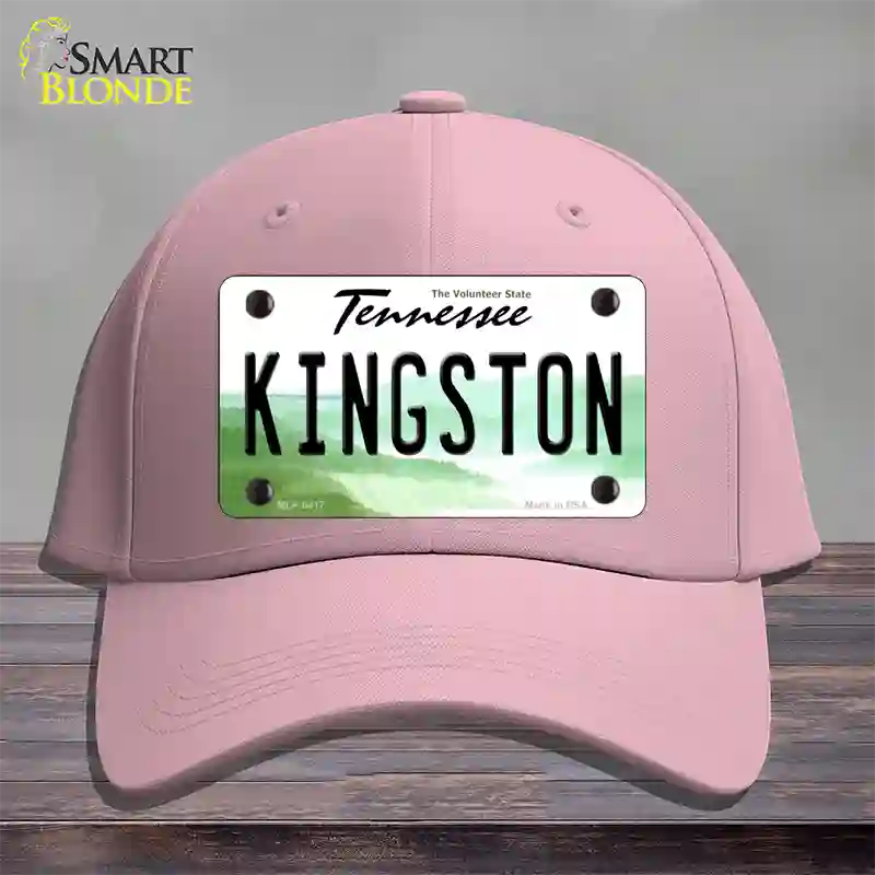 Kingston Tennessee Novelty License Plate Hat Cotton / Pink