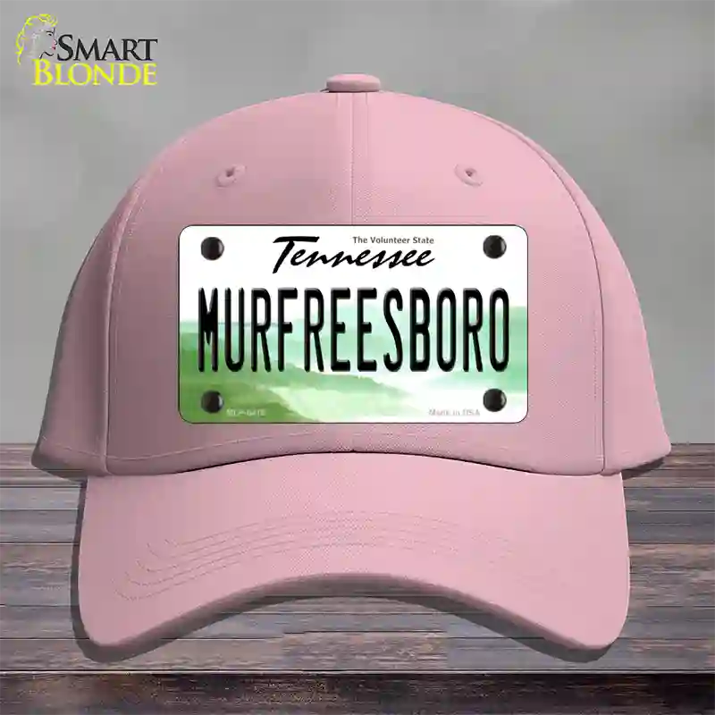 Murfreesboro Tennessee Novelty License Plate Hat Cotton / Pink