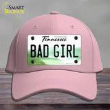 Bad Girl Tennessee Novelty License Plate Hat Cotton / Pink