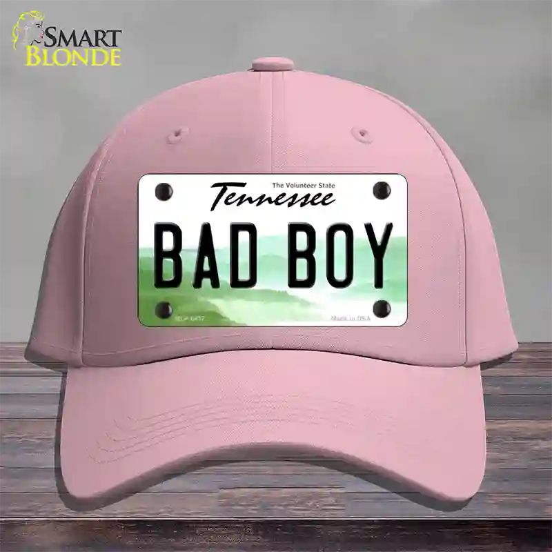 Bad Boy Tennessee Novelty License Plate Hat Cotton / Pink