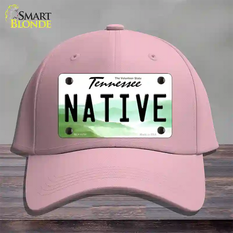 Native Tennessee Novelty License Plate Hat Cotton / Pink