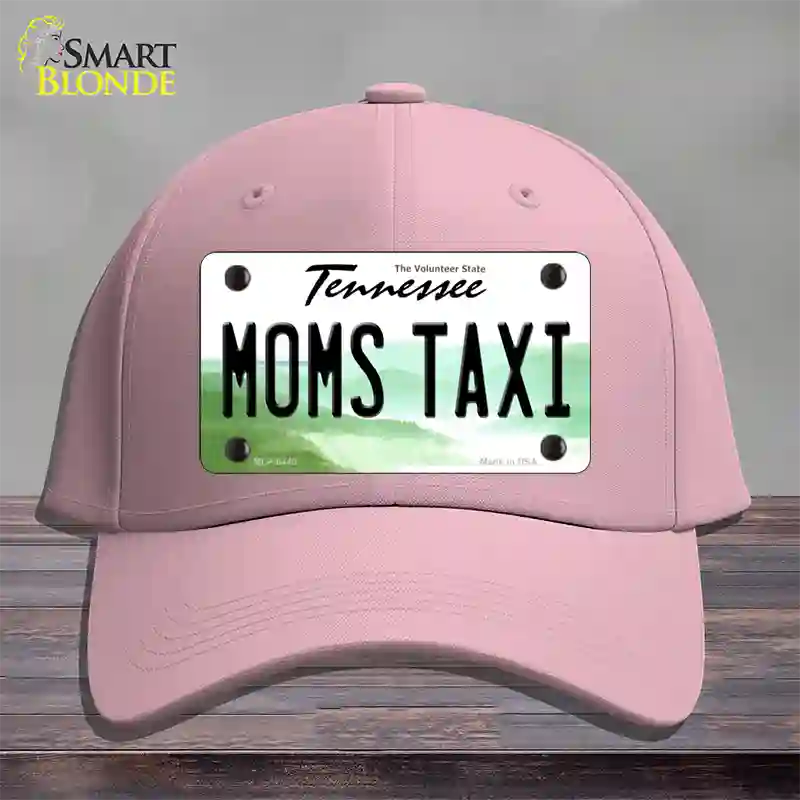 Moms Taxi Tennessee Novelty License Plate Hat Cotton / Pink