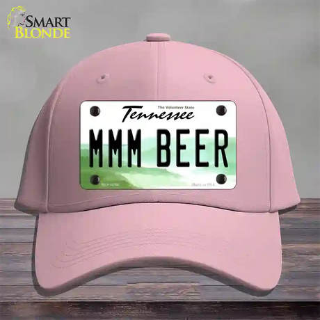 MMM Beer Tennessee Novelty License Plate Hat Cotton / Pink