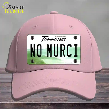 No Murci Tennessee Novelty License Plate Hat Cotton / Pink