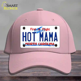 Hot Mama North Carolina Novelty License Plate Hat Cotton / Pink