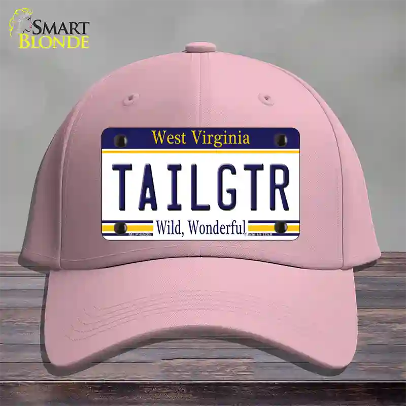 Tailgtr West Virginia Novelty License Plate Hat Cotton / Pink