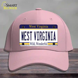 West Virginia Novelty License Plate Hat Cotton / Pink