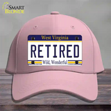 Retired West Virginia Novelty License Plate Hat Cotton / Pink