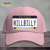 Hillbilly West Virginia Novelty License Plate Hat Cotton / Pink