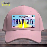 That Guy Mississippi Novelty License Plate Hat Cotton / Pink