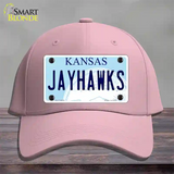 Jayhawks Kansas Novelty License Plate Hat Cotton / Pink