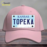 Topeka Kansas Novelty License Plate Hat Cotton / Pink