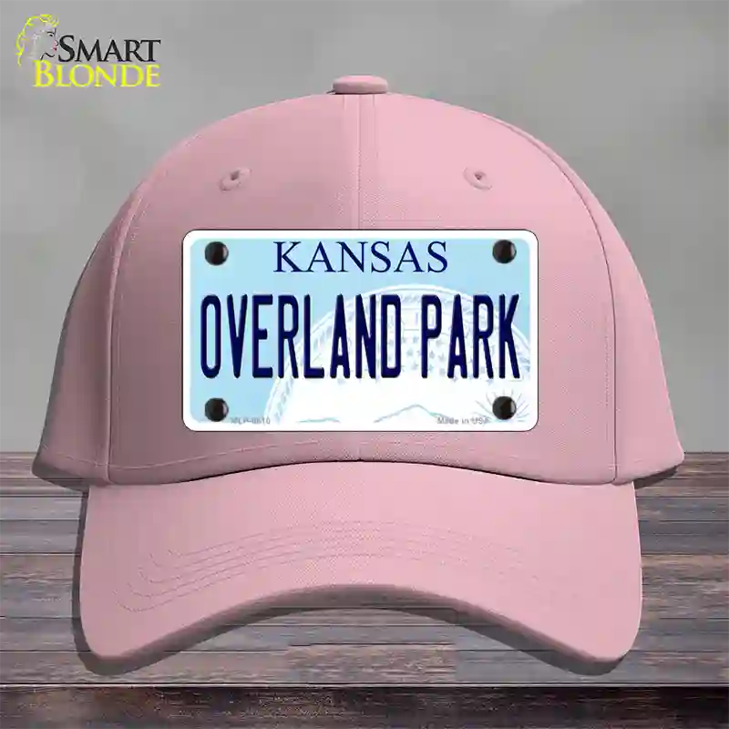 Overland Park Kansas Novelty License Plate Hat Cotton / Pink