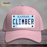 Climber Kansas Novelty License Plate Hat Cotton / Pink