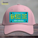 New Mexico State Teal Novelty License Plate Hat Cotton / Pink