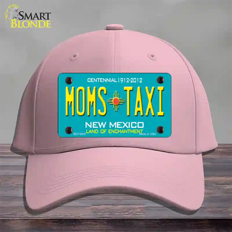 Moms Taxi New Mexico Novelty License Plate Hat Cotton / Pink