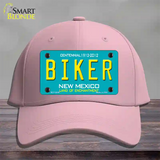 Biker New Mexico Novelty License Plate Hat Cotton / Pink