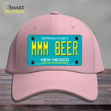 MMM Beer New Mexico Novelty License Plate Hat Cotton / Pink