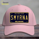 Smyrna Delaware Novelty License Plate Hat Cotton / Pink