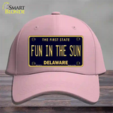 Fun In The Sun Delaware Novelty License Plate Hat Cotton / Pink