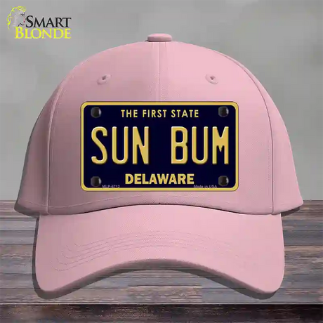 Sun Bum Delaware Novelty License Plate Hat Cotton / Pink