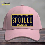 Spoiled Delaware Novelty License Plate Hat Cotton / Pink