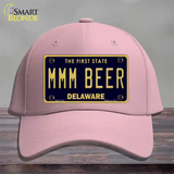 MMM Beer Delaware Novelty License Plate Hat Cotton / Pink