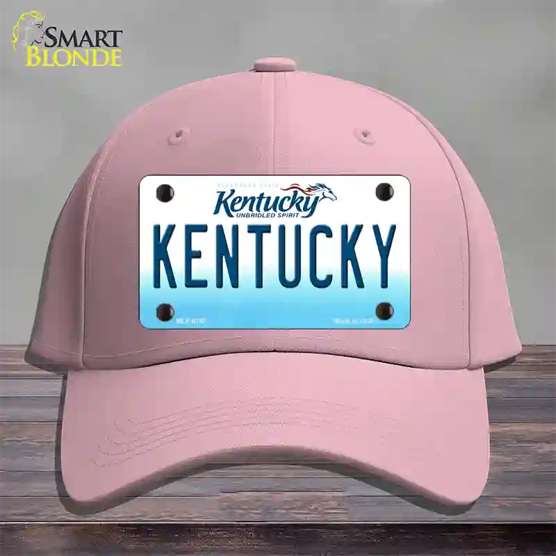 Kentucky Novelty License Plate Hat Cotton / Pink