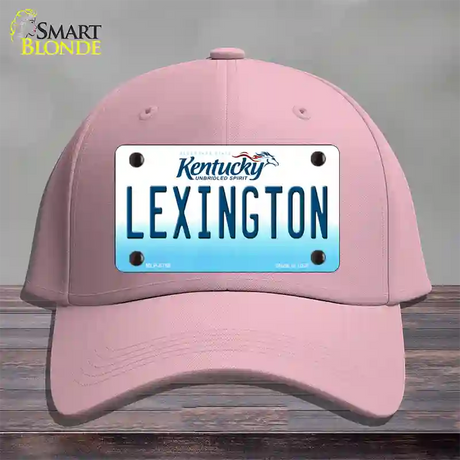 Lexington Kentucky Novelty License Plate Hat Cotton / Pink