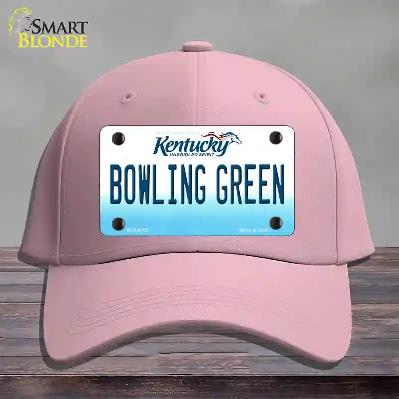 Bowling Green Kentucky Novelty License Plate Hat Cotton / Pink