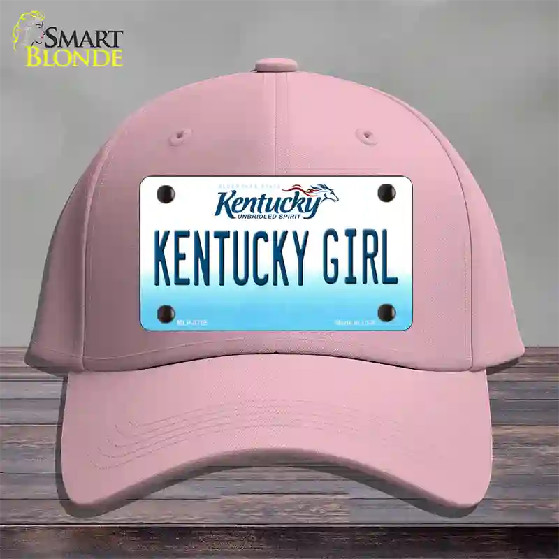 Kentucky Girl Kentucky Novelty License Plate Hat Cotton / Pink