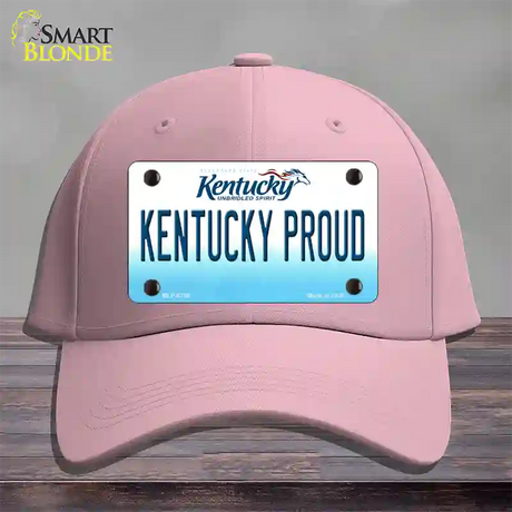 Kentucky Proud Novelty License Plate Hat Cotton / Pink