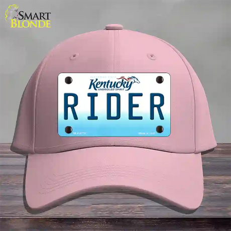 Rider Kentucky Novelty License Plate Hat Cotton / Pink