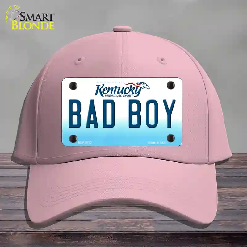 Bad Boy Kentucky Novelty License Plate Hat Cotton / Pink