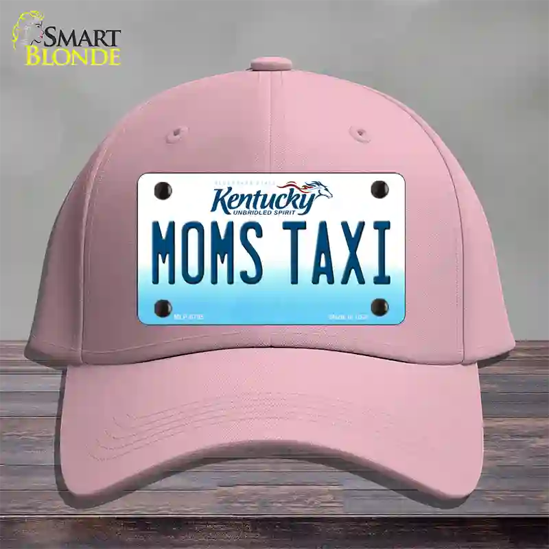 Moms Taxi Kentucky Novelty License Plate Hat Cotton / Pink