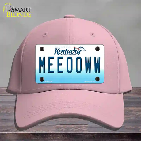 Meeooww Kentucky Novelty License Plate Hat Cotton / Pink